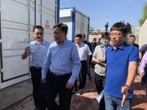 河北省生态环境厅厅长高建民组织参观考察千亿官网污水分散源治理项目运行情况